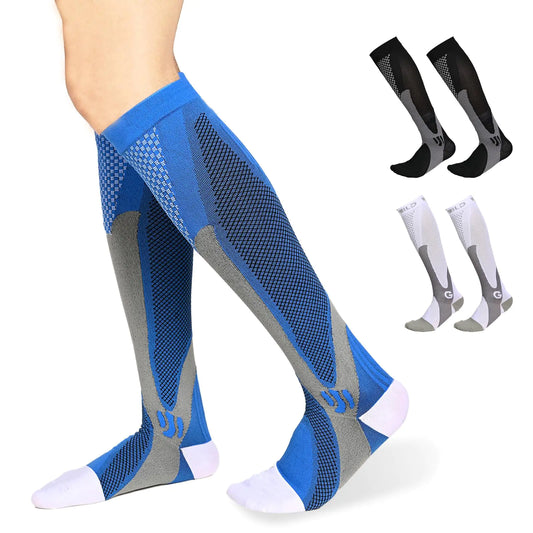 3 Pair Sport Compression Socks Men Women Compression Stocking Socks for Travel
